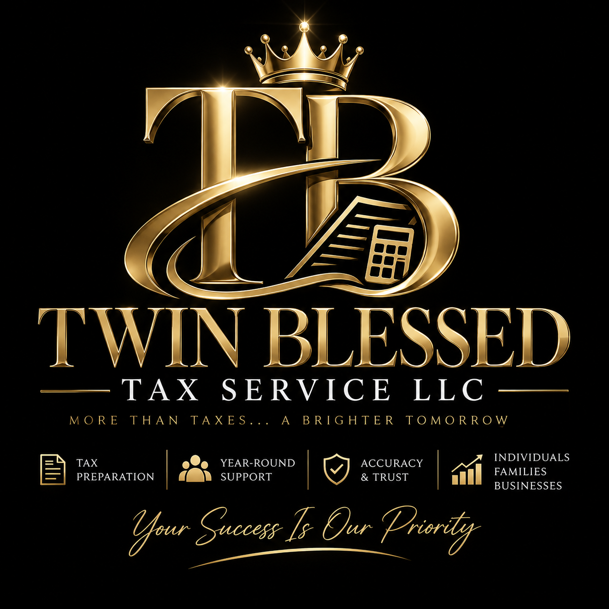 Twin Blessed Tax Service LLC logo